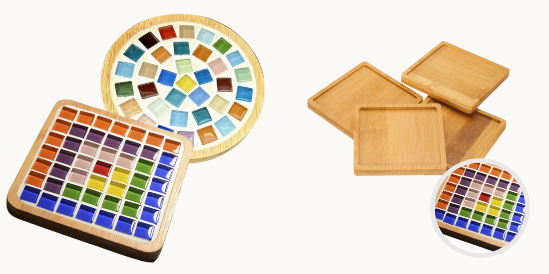 Mosaic coasters: a quick and satisfying weekend craft project