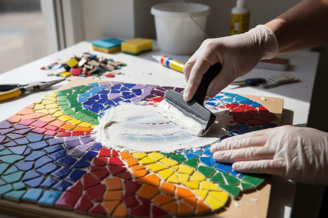 How to grout a mosaic: a complete step-by-step guide
