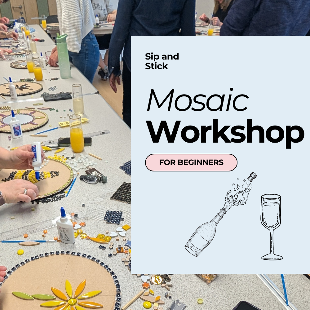 Sip and Stick | Mosaic Mandala Mirror Workshop Dates