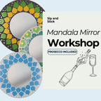 Sip and Stick | Mosaic Mandala Mirror Workshop Dates