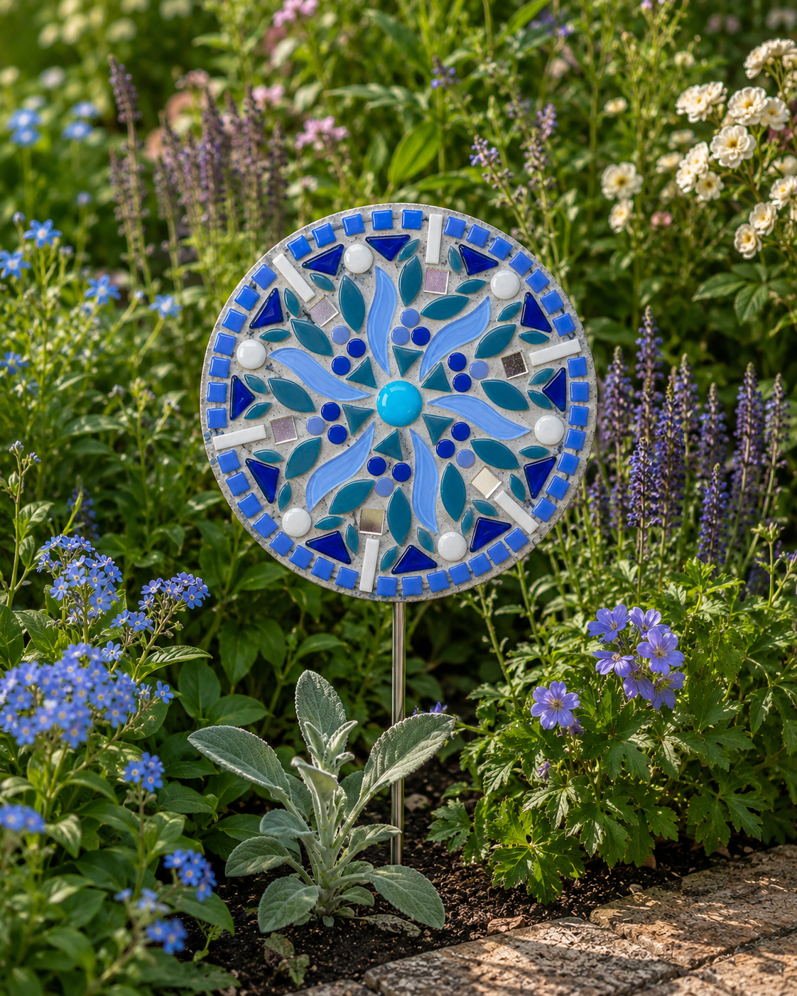 Sip and Stick - Mosaic Ceramic Flower Pops Workshop