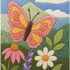 Fabric Mosaic Workshop inspired by the Japanese art of Kinusaiga