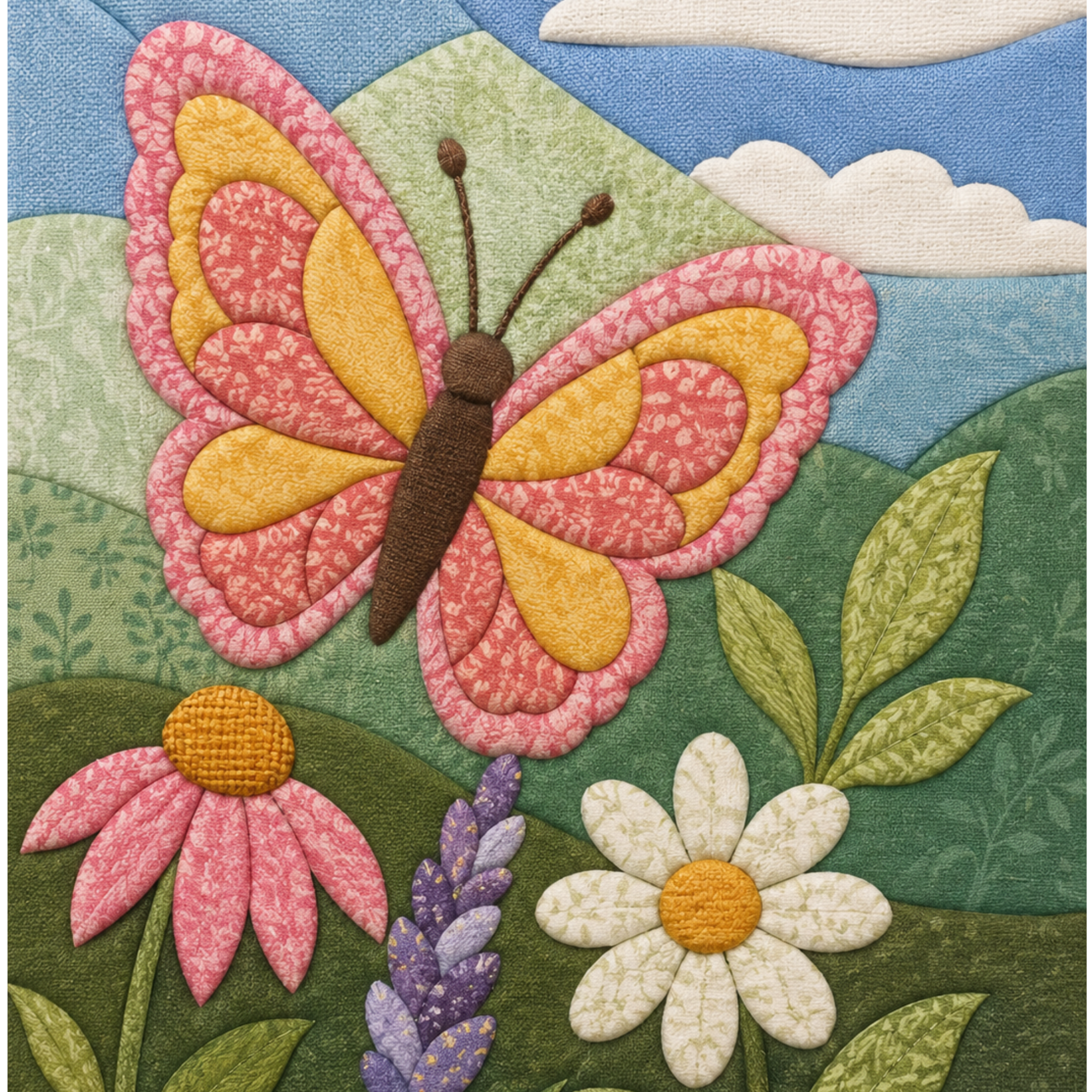 Fabric Mosaic Workshop inspired by the Japanese art of Kinusaiga