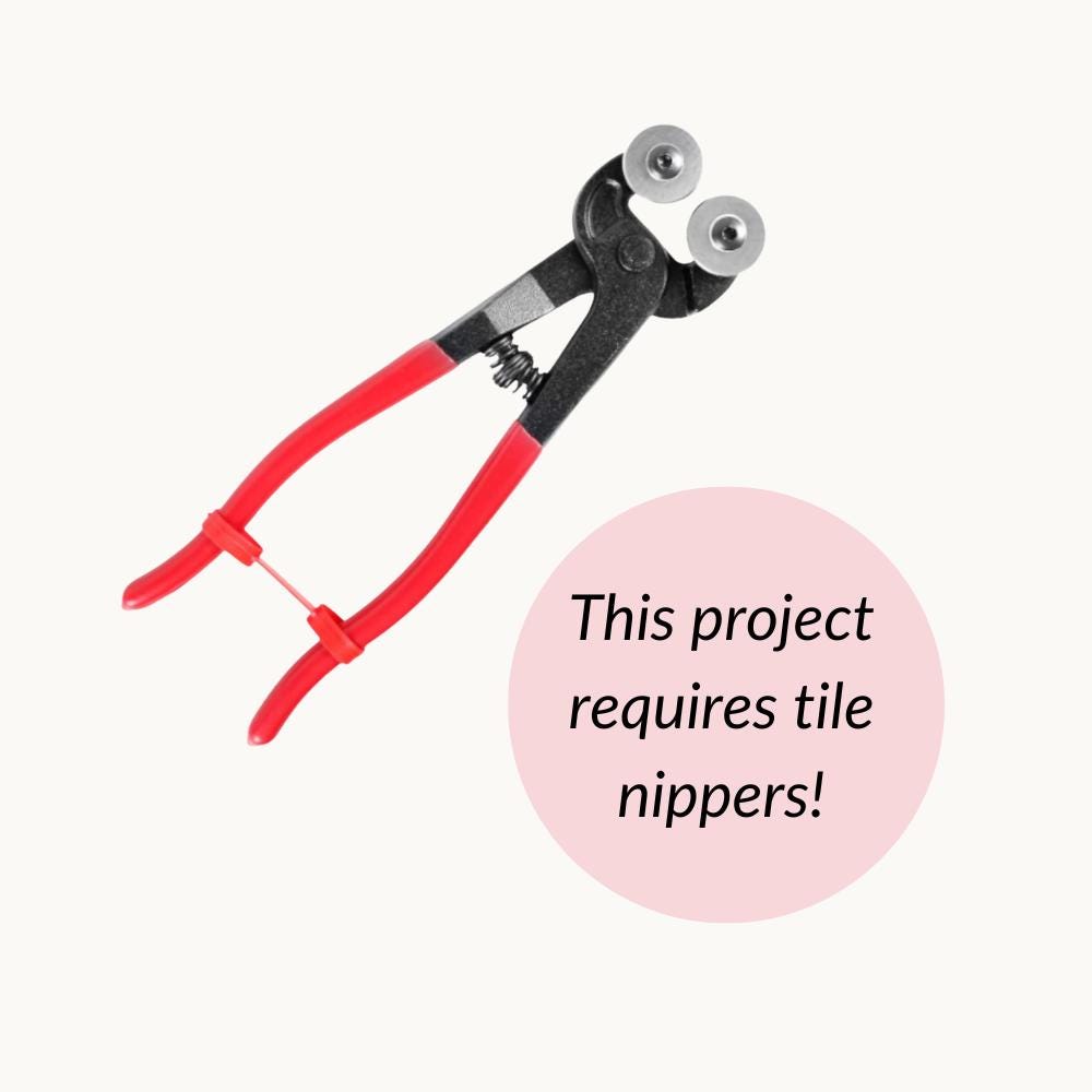 Large Garden Mosaic Monarch Butterfly Kit – Rainbow Colours, Includes Stake