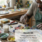 Spotty Gecko Mosaic Craft Kit – Beginner-Friendly, No Cutting Required, Outdoor Display