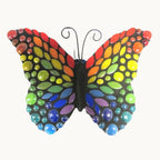 Rainbow Butterfly Mosaic Kit – Beginner Garden Wall Art (24cm Base)