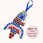 BUNDLE: Shiny Rocket Mosaic Kit – Kids Craft Party Activity Pack (10 KITS)
