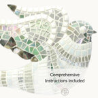 Lonneke’s Dove Mosaic Kit – Elegant Indoor Outdoor Craft Decoration