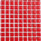 1cm Square Ceramic Mosaic Tiles – High Gloss, Frost Resistant Craft Supplies