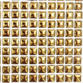 Iridised Gold - 1cm Square Ceramic Mosaic Tiles – High Gloss, Frost Resistant Craft Supplies