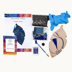 Blue Mosaic Feather Kit – Wall Hanging DIY Craft