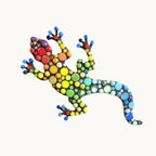 Spotty Gecko Mosaic Craft Kit – Beginner-Friendly, No Cutting Required, Outdoor Display