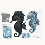 Saskia's Seahorse Mosaic Kit - Beginner-Friendly DIY Craft - requires some cutting, Perfect Gift