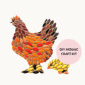 Mosaic Hen and Chick Kit – Freestanding Kitchen Ornament, Beginner Craft
