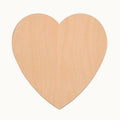 Wooden Heart Mosaic Base – 3mm Birchwood Ply Craft Blank (21cm) Perfect for garden mosaics, home décor & handmade gifts