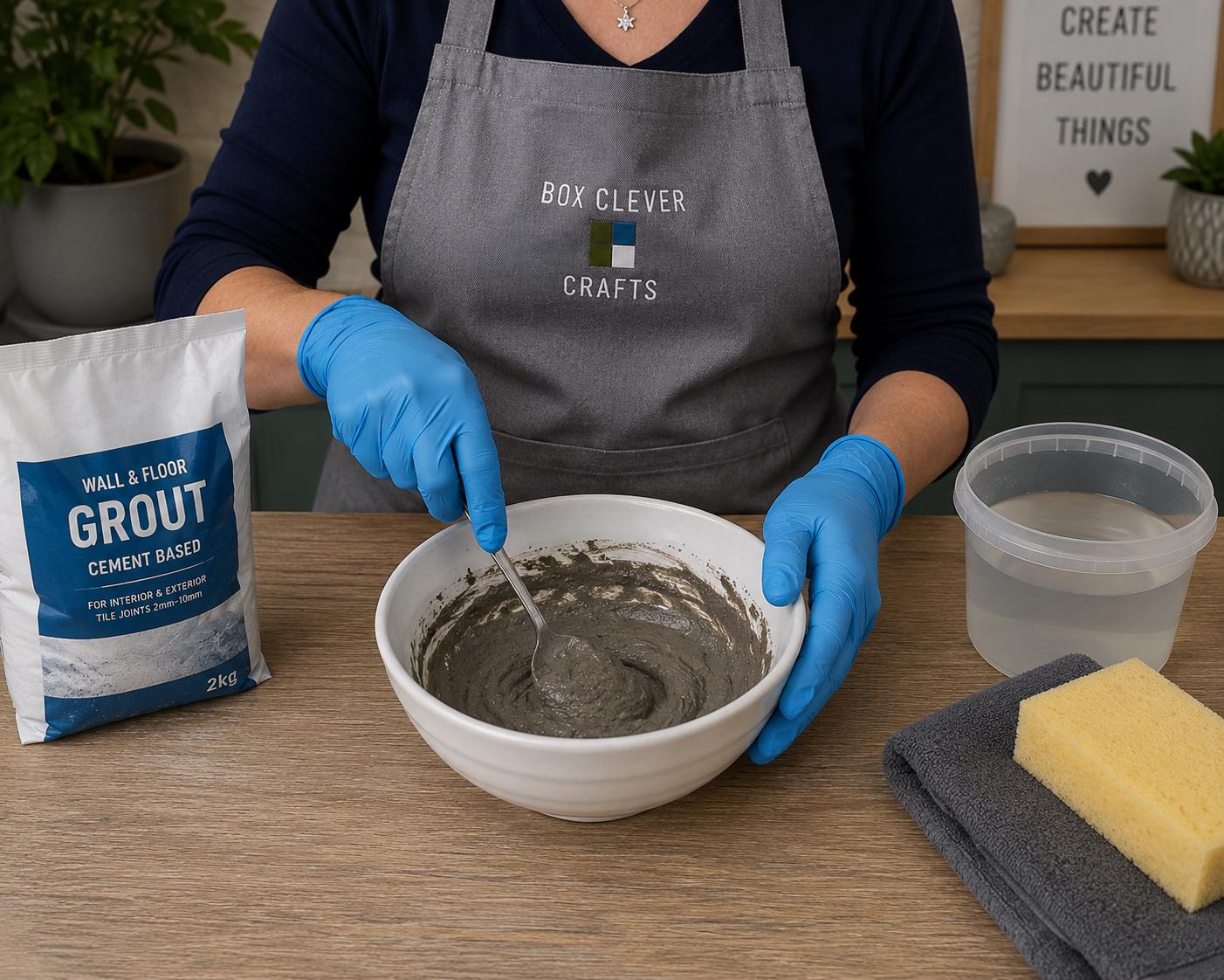 How to Grout Your Mosaic Guide - Downloadable PDF with Images