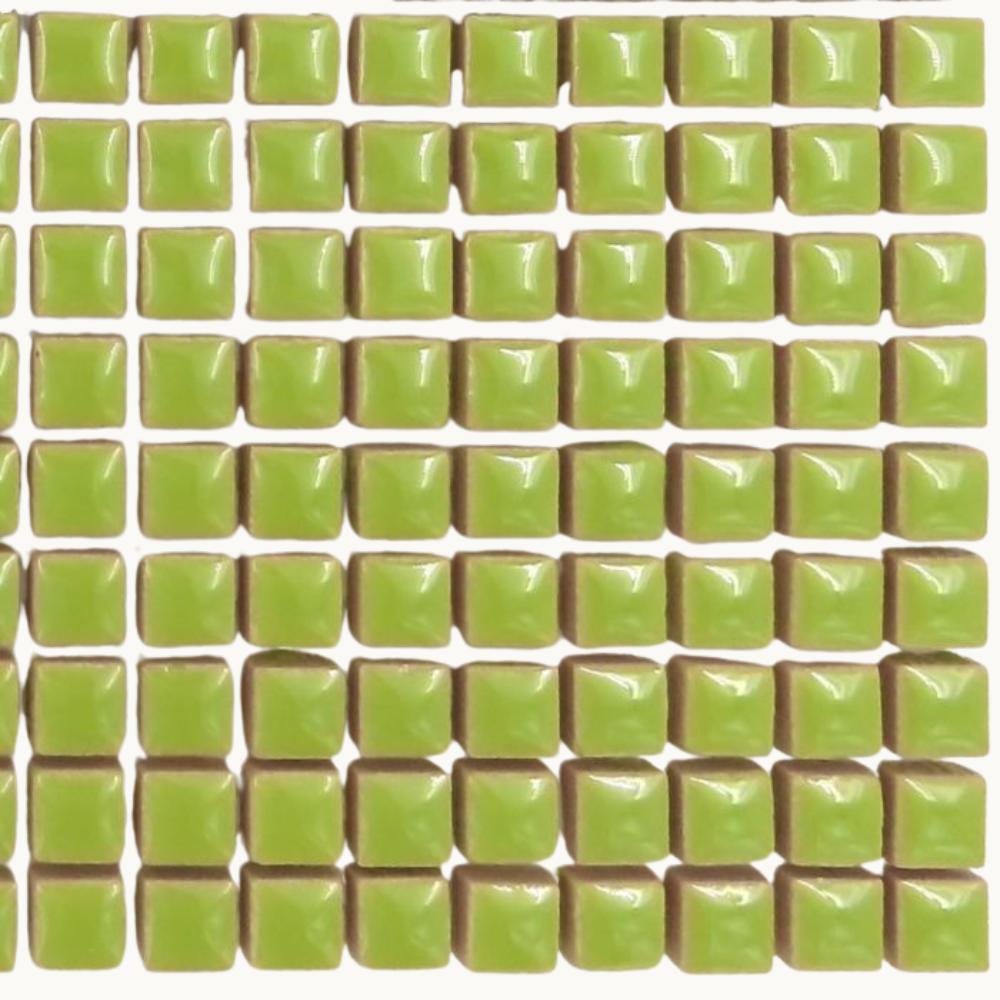 1cm Square Ceramic Mosaic Tiles – High Gloss, Frost Resistant Craft Supplies