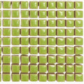 Kiwi 1cm Square Ceramic Mosaic Tiles – High Gloss, Frost Resistant Craft Supplies