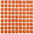 Orange 1cm Square Ceramic Mosaic Tiles – High Gloss, Frost Resistant Craft Supplies