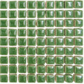 Forest Green 1cm Square Ceramic Mosaic Tiles – High Gloss, Frost Resistant Craft Supplies