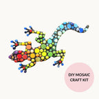 Spotty Gecko Mosaic Craft Kit – Beginner-Friendly, No Cutting Required, Outdoor Display