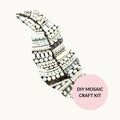 DIY 3D Mosaic Feather Kit – Beginner Art Project