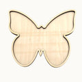 Wooden Mosaic Butterfly Two-Part Mosaic Base - Perfect for Adult and Child Creative Projects