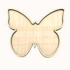 Wooden Mosaic Butterfly Two-Part Mosaic Base - Perfect for Adult and Child Creative Projects