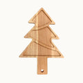 Acacia Wood Christmas Tree Mosaic Base – 40cm Inlay Board for Festive Tray Crafts
