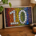 Acacia Wooden Mosaic Frame Base 20 x 30cm – Craft Blank Perfect for mosaic trays, house numbers & statement pieces