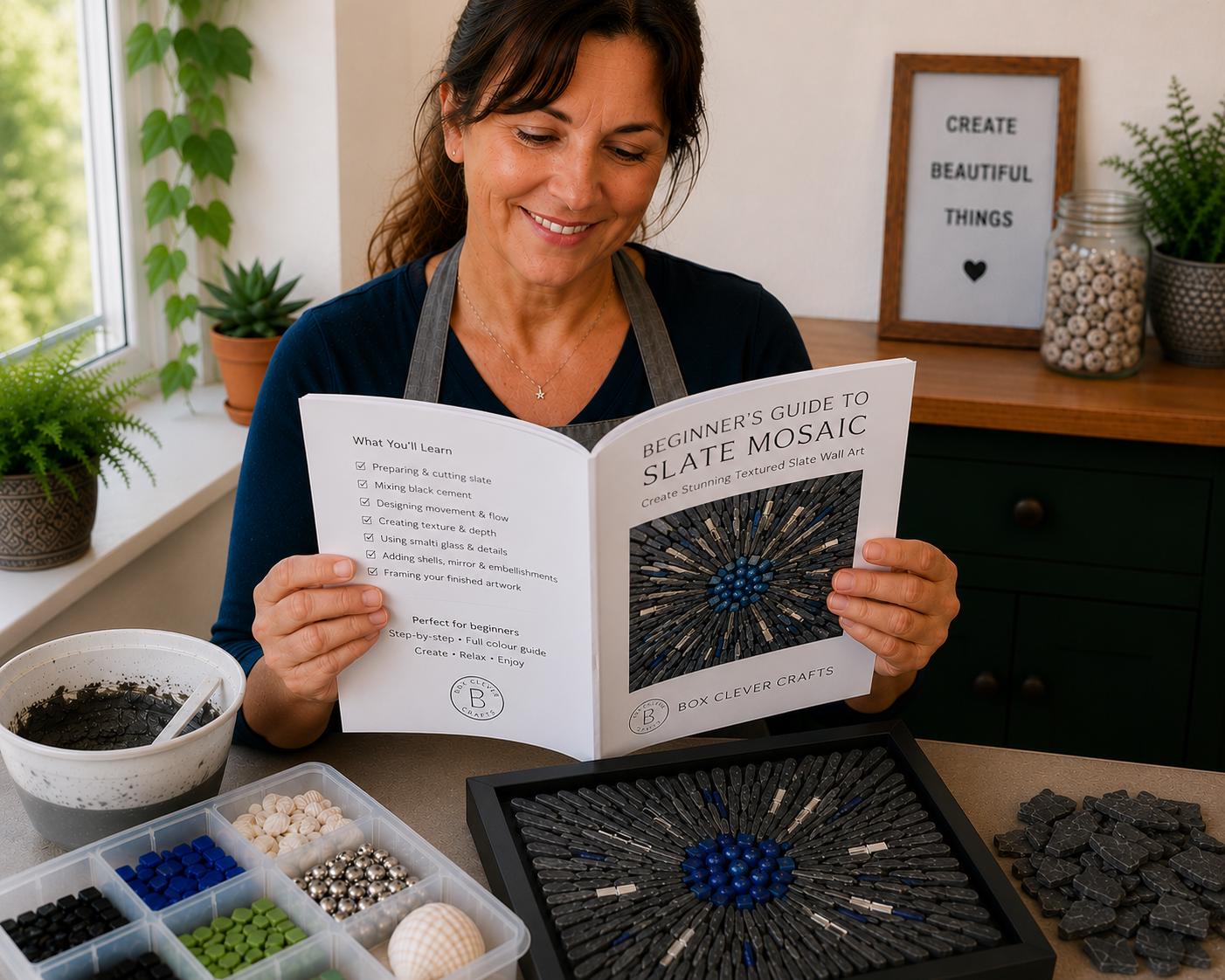 Beginner's Guide to Slate Mosaic – instructional PDF