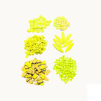 Yellow Mosaic Tile Starter Set – Ceramic, Glass, Vitreous Mix for Beginners