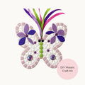 Beginner Butterfly Mosaic Kit –  Mini Mosaic Project no cutting required