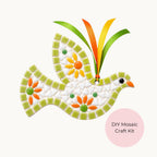 Beginner Dove Mosaic Kit – No Cutting Required, All-Inclusive Craft Project