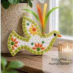 Beginner Dove Mosaic Kit – No Cutting Required, All-Inclusive Craft Project