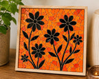 Sunburst Orange Snippet Mix – Sintered Glass Jigsaw Style Mosaic Tiles | 100g Pack | Mosaic Supplies