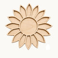 Large Wooden Sunflower Mosaic Base – 30cm | Boho Sunflower Craft Blank | Premium Quality Laser Cut Wooden Shape