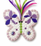 Beginner Butterfly Mosaic Kit –  Mini Mosaic Project no cutting required