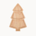 Acacia Wood Christmas Tree Mosaic Base – 22 cm Inlay Board for Festive Tray Crafts