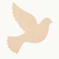 Wooden Dove Mosaic Base – 6mm Birchwood Ply Craft Blank (21cm) Garden Décor Projects