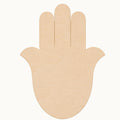 Wooden Hamsa Hand Mosaic Base – 6mm Birchwood Ply Craft Blank (28cm x 18cm) Garden Décor Projects