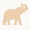 Wooden Elephant Mosaic Base – 6mm Birchwood Ply Craft Blank (23cm x 18cm) Garden Décor Projects