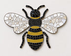 Wooden Bee Mosaic Base – 6mm Birchwood Ply Craft Blank (20cm x 14cm) Garden Décor Projects