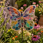 Medium Laser Cut Wooden Butterfly Mosaic Base | 22cm Craft Shape for Broken China