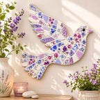 Wooden Dove Mosaic Base – 6mm Birchwood Ply Craft Blank (21cm) Garden Décor Projects