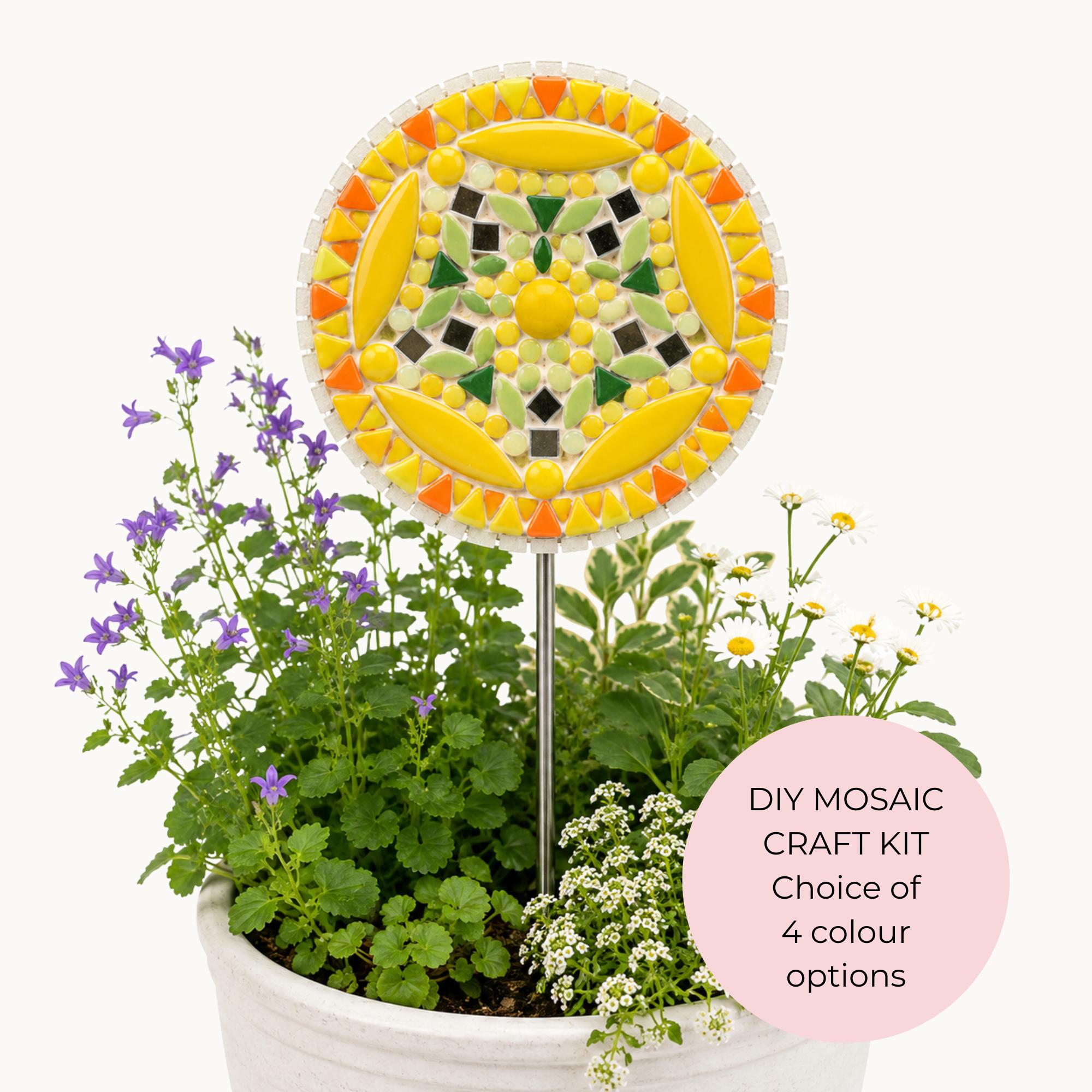 Flower Pop Garden Flower Mosaics - DIY Craft Kit
