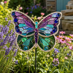 Medium Laser Cut Wooden Butterfly Mosaic Base | 22cm Craft Shape for Broken China