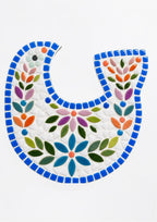 Scandi Folk Art Collection - Bird Mosaic Kit DIY Mosaic Craft Kit | Nordic Folk Art | Beginner Mosaic Kit | Suitable for beginners