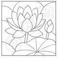 Lotus Flower Fabric Mosaic Supplies | Printed Templaces | Foam | Kinusaiga Tools | Just Add Your Own Fabric