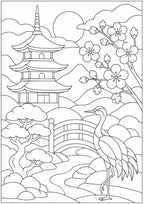 Kinusaiga Foam Board Pattern | Pre Printed Fabric Mosaic Board | A4  | Choose Your Design | No Sew Fabric Craft | DIY Kinusaiga